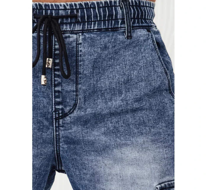 Pánske modré nákladné nohavice UX4229 - Dstreet