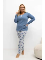 Pohodlné pyžamo pre plnoštíhly model 221189 Forever Pink