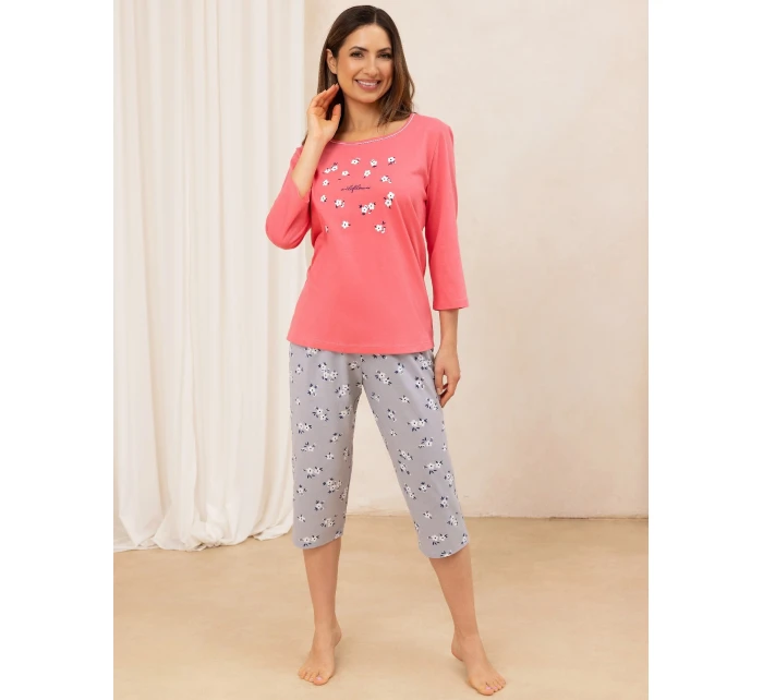 Pyžamo 3/4 2XL Z25/26 dámské model 21202400 - Regina Pyžamo 3/4 2XL Z25/26 dámské model 21202400 - Regina