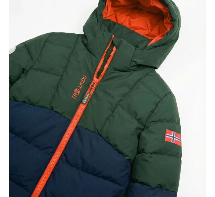 Detská zateplená nepremokavá zimná bunda Trollkids Gryllefjord pre dievčatá/chlapcov (365-322)