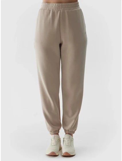 Dámske tepláky jogger s modalom 4F - béžové