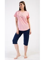 Dámské domácí šaty s tříčtvrtečním rukávem model 21059941 - Vienetta