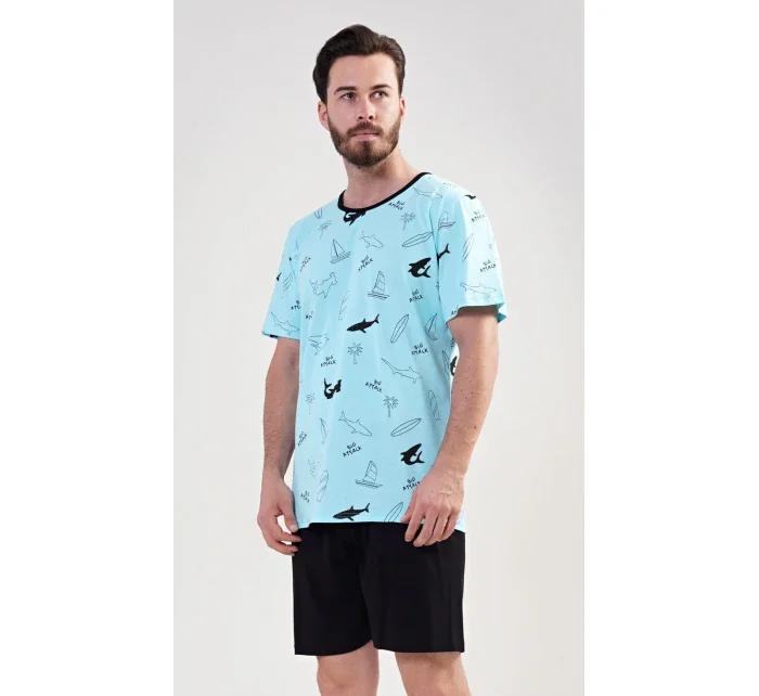 Pánske pyžamo šortky Oceán