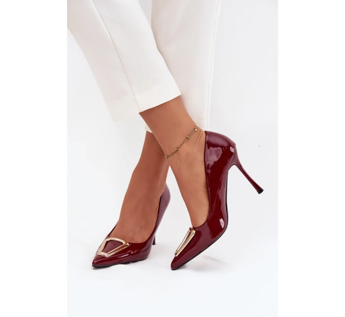 Lodičky s ihlovým podpätkom model 217848 Krok vo veľkom štýle