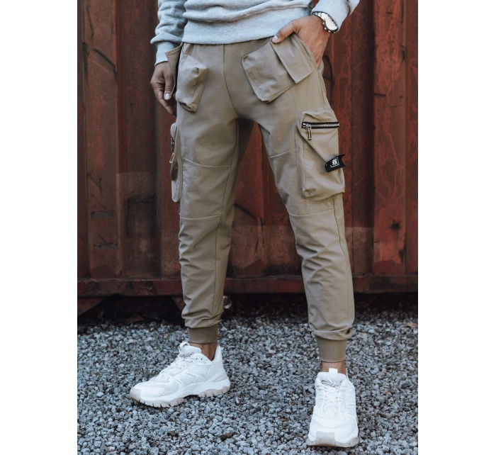 Pánské kalhoty cargo béžové Dstreet model 21976690 - FashionStreet