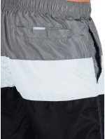 Pánske šedo-biele plavecké šortky FashionStreet SX2519
