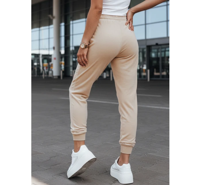 Dámské světle broskvové velurové tepláky Dstreet model 21993582 - FashionStreet