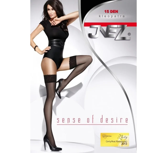 Dámské samodržící punčochy model 7465589 15 den - Inez