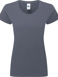 Dámské tričko z těžké bavlny "Authentic" 10. convoy grey model 22447561 - Russell Athletic