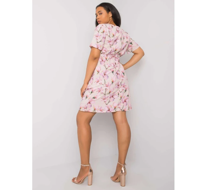 Šaty LK SK 507646 2.29 svetlo béžová