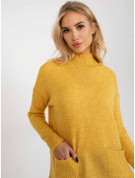 Dámsky sveter RV SW 7051 žltý