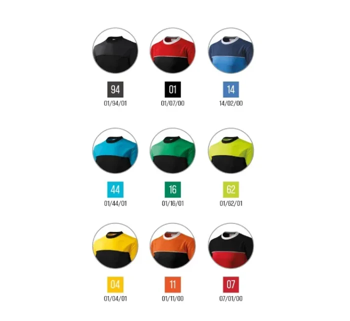 Tričko Colormix unisex žlté