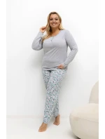 Pohodlné pyžamo pre plnoštíhly model 221182 Forever Pink