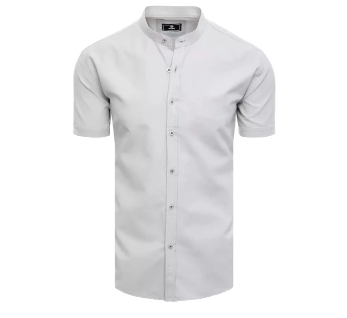 Pánské světle šedé tričko s krátkým rukávem Dstreet model 21969065 - FashionStreet