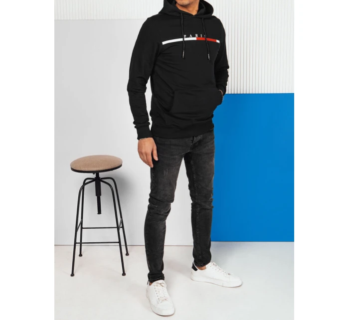 Pánská mikina s potiskem černá Dstreet model 21976198 - FashionStreet