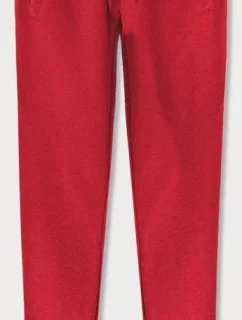 Červené teplákové kalhoty model 21475468 - J.STYLE