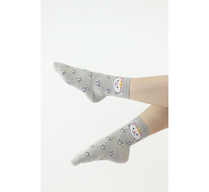 Veselé ponožky šedé s model 18336572 - Moraj