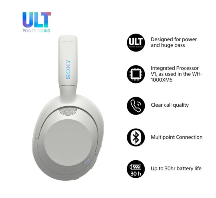 Slúchadlá SONY WH-ULT900NW biele Slúchadlá SONY WH-ULT900NW biele