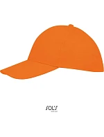 SOL'S 6 panelová baseballová kšiltovka orange model 22460867 SOL'S 6 panelová baseballová kšiltovka orange model 22460867