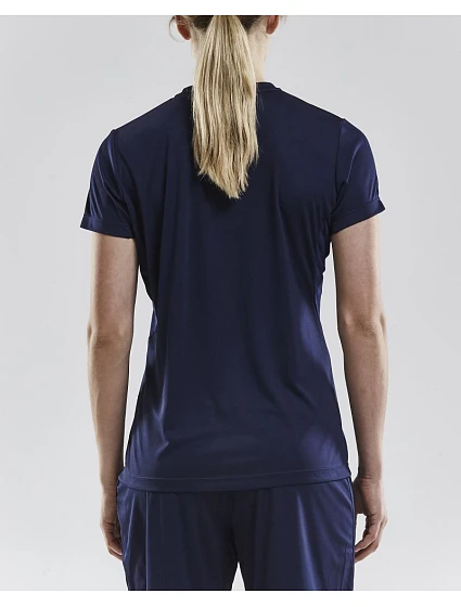 Squad Go Jersey Solid W Dámské sportovní tričko s výstřihem do V model 22469054 navy - Craft Teamwear Squad Go Jersey Solid W Dámské sportovní tričko s výstřihem do V model 22469054 navy - Craft Teamwear