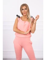 Nohavice/oblek s nápisom marhuľová selfie