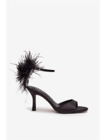 Sandály na jehlovém podpatku s Černé model 21757813 - Boto Sandály na jehlovém podpatku s Černé model 21757813 - Boto