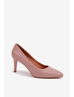 Fialové eko kožené lodičky Sergio Leone