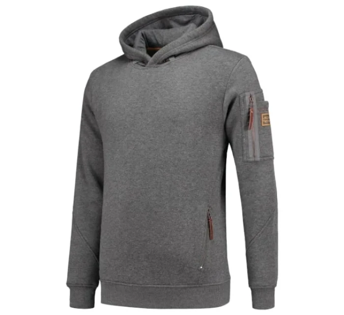 Premium Mikina s kapucňou pánska stone melange