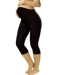 Tehotenské legíny Leggins short black - ITALIAN FASHION