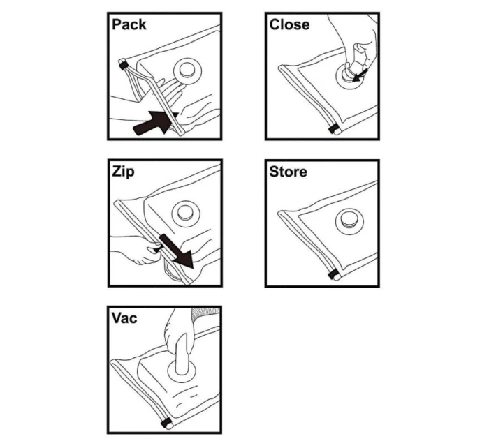 Vak na oblečenie, prestieradlá 45x60cm ALPINA Vak na oblečenie, prestieradlá 45x60cm ALPINA