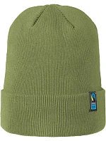 Neutral O 93055 Pletená čiapka z organického materiálu s certifikátom Fairtrade 77.9355 military