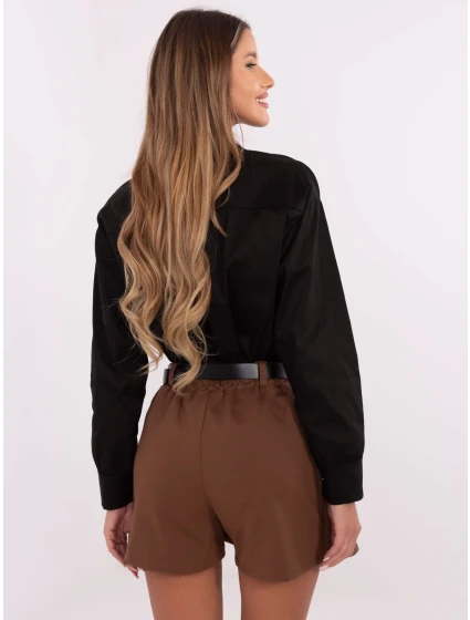 DHJ SD šortky A8757.92P hnedé