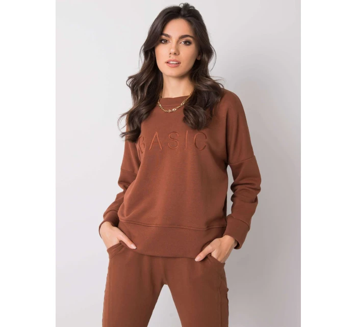 Mikina RV BL 6080.19 tmavo hnedá Mikina RV BL 6080.19 tmavo hnedá