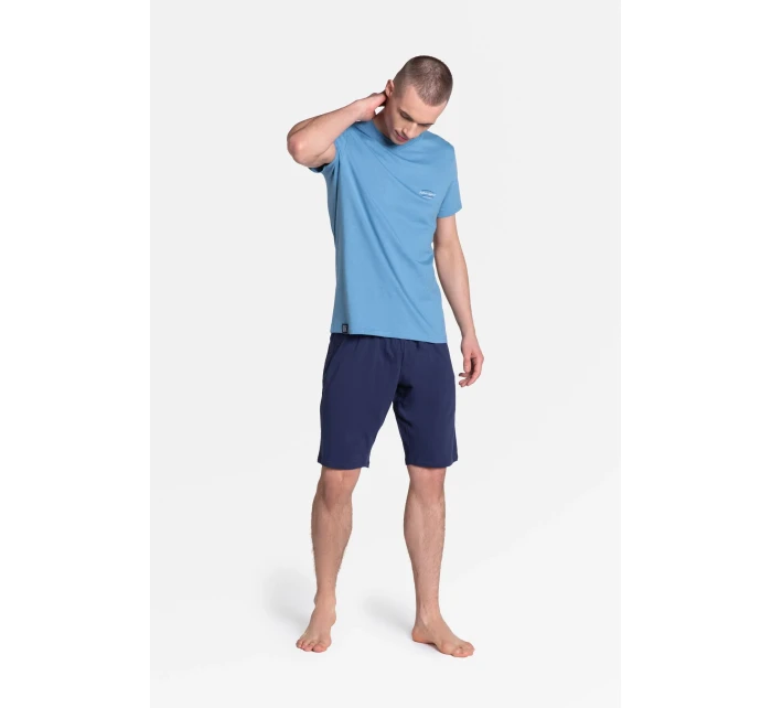 Pyžamo Duty 38881-95X Modrá a tmavo modrá - Henderson