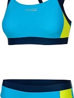 Dámske plavky Naomi 284 Blue/Navy Blue/Yellow - AQUA SPEED