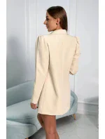Dámská souprava sako se sukní model 19449274 Béžová - Kesi Dámská souprava sako se sukní model 19449274 Béžová - Kesi