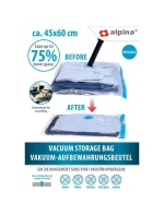 Vak na oblečenie, prestieradlá 45x60cm ALPINA Vak na oblečenie, prestieradlá 45x60cm ALPINA