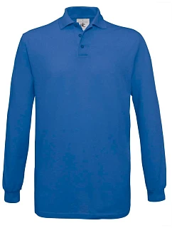 B&C LSL Piqué polo s dlouhým rukávem royal blue model 22484960