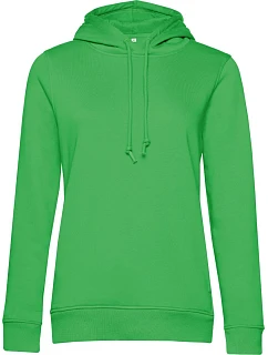 B&C Inspire Hooded /women_° Dámska mikina s kapucou 01.W34B jablkovo zelená