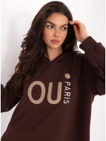 IT BL mikina H2314.26 tmavohnedá