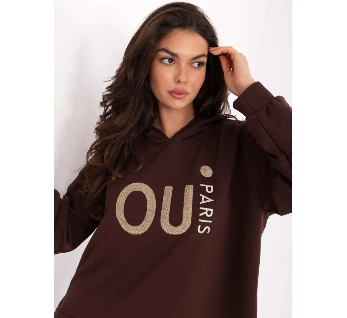 IT BL mikina H2314.26 tmavohnedá