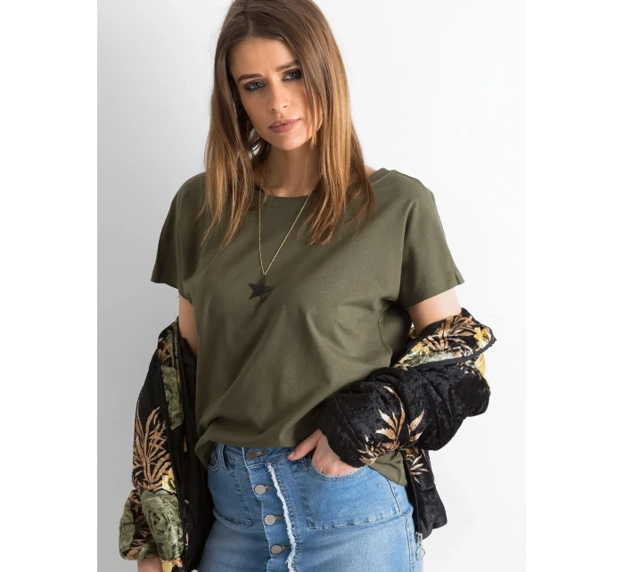 Tričko RV TS model 14824792 khaki - FPrice Tričko RV TS model 14824792 khaki - FPrice