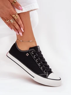 Dámske nízke tenisky Big Star - čierne