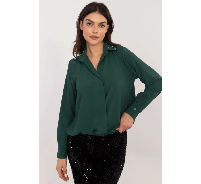 Košeľa s dlhým rukávom model 203103 Taliansko Moda