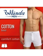 Voľné pánske bavlnené boxerky COTTON BOXER - Bellinda - šedá