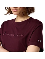 Champion dámske tričko SS Tee burgundy 118382 RS522