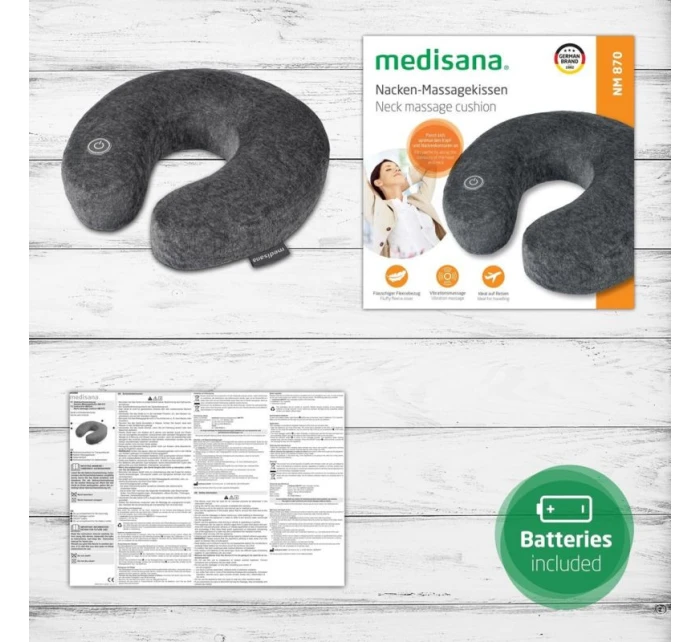 Vibračný cestovný vankúš Medisana NM 870