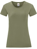LadyFit Iconic 150 T Dámské tričko model 22429409 classic olive - Fruit of the Loom LadyFit Iconic 150 T Dámské tričko model 22429409 classic olive - Fruit of the Loom