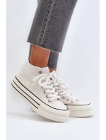 Dámské tenisky na platformě bílé model 21652300 - Boto