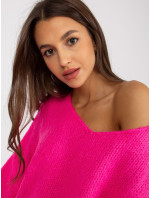Dámsky sveter LC SW 3020 fluo ružový